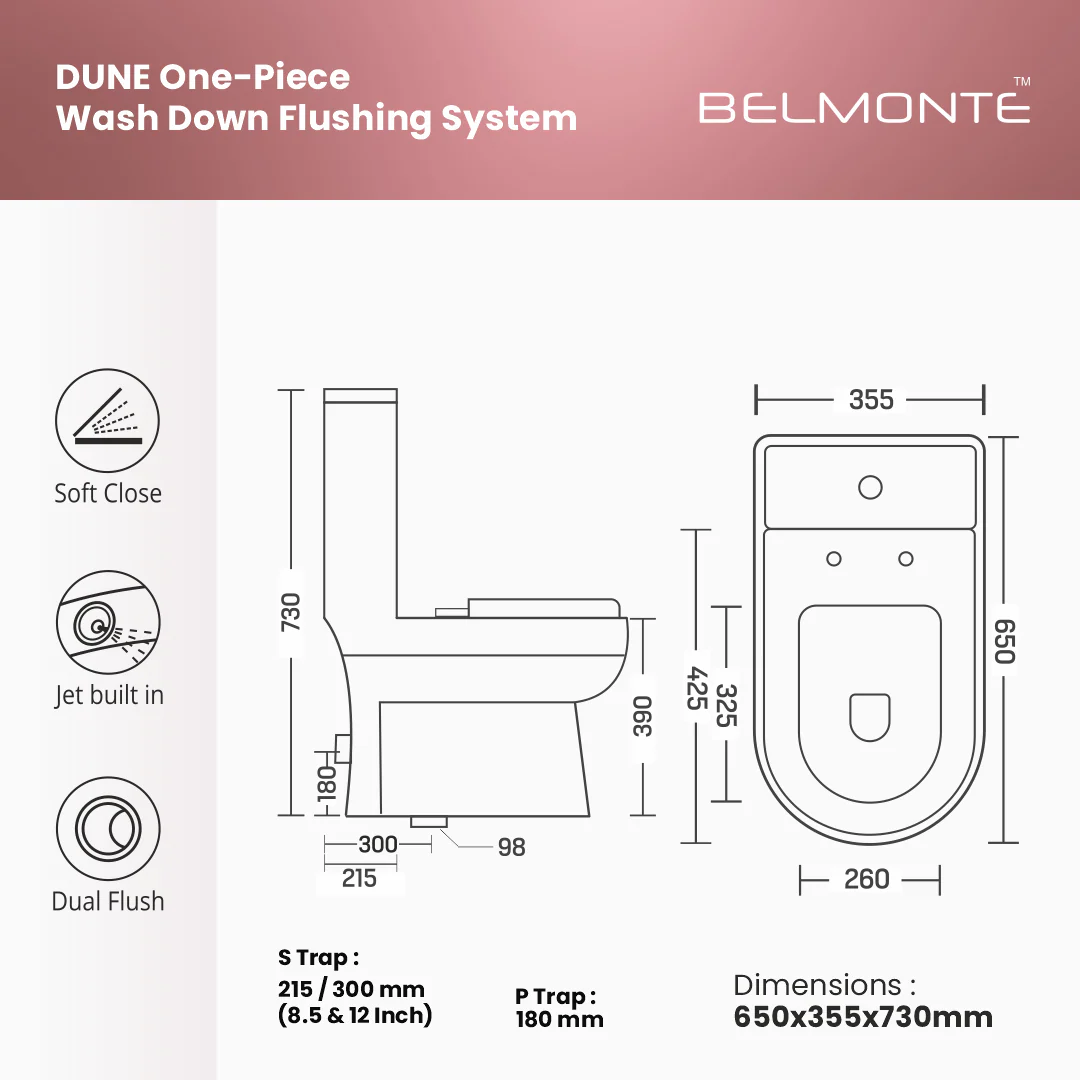 Ceramic Western Toilet (Dune) - Image 7