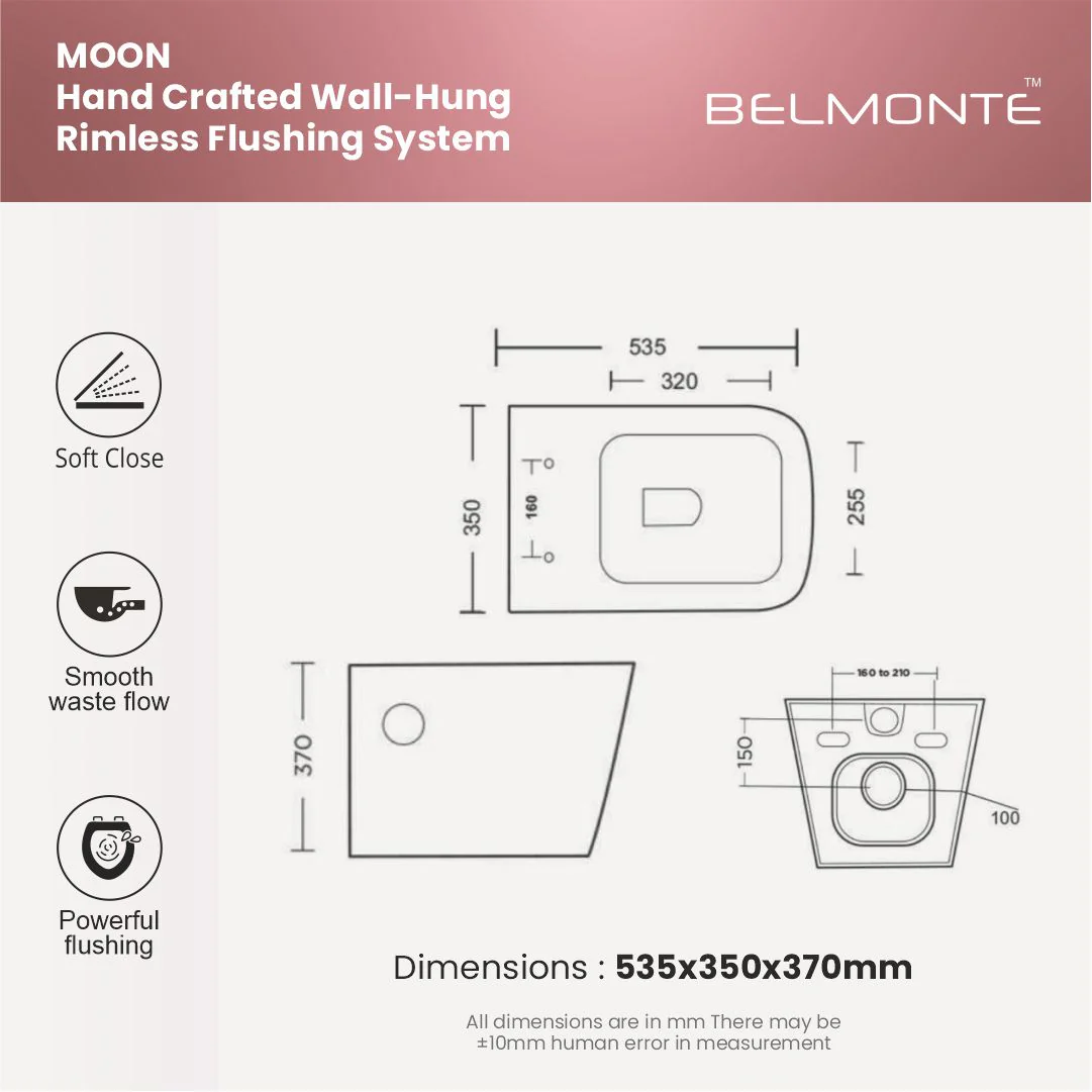 Designer Western Commode (Moon WH 41) - Image 3